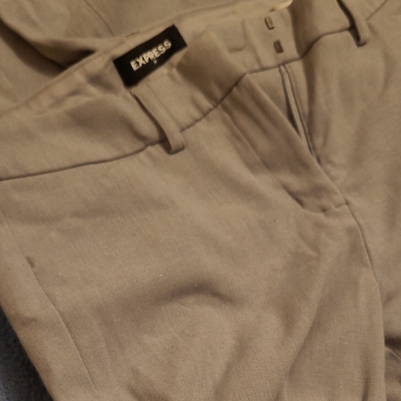 Express Pants - Express Size 4 Gray Chinos Versatile Cotton-Blend